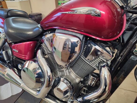 2003 Honda VTX 1800, красный, 670000 рублей - вид 17