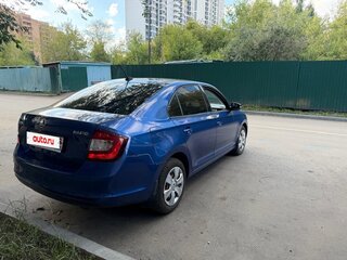 2018 Skoda Rapid I Рестайлинг, синий, 1020000 рублей, вид 4
