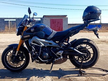 2015 Yamaha MT-09 (FZ-09), синий, 630000 рублей, вид 2