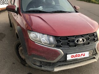 2021 Lada (ВАЗ) Largus Cross I Рестайлинг, красный, 1400000 рублей, вид 1