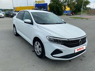2021 Volkswagen Polo VI, белый, 1520000 рублей, вид 1
