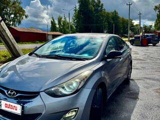 2013 Hyundai Elantra V (MD) Рестайлинг, серебристый, 575000 рублей, вид 1