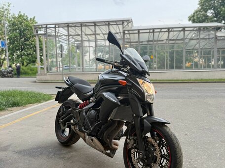 2015 Kawasaki ER-6N, чёрный, 399000 рублей, вид 1
