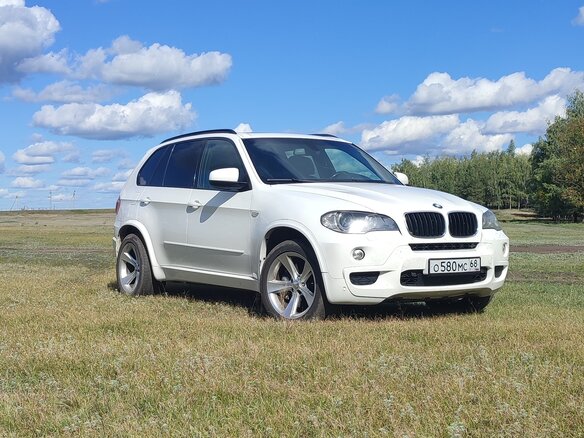 2009 BMW X5 35d II (E70), белый, 2250000 рублей - вид 13