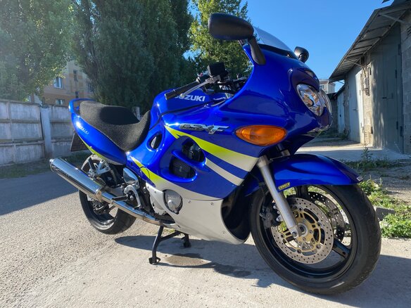 2002 Suzuki GSX 600F Katana, синий, 290000 рублей - вид 2