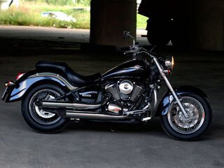 2008 Kawasaki VN900 Vulcan, чёрный, 495000 рублей, вид 3