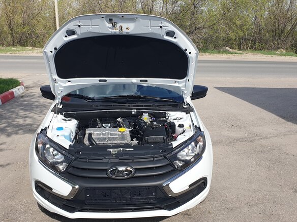 2024 Lada (ВАЗ) Granta I Рестайлинг, белый, 809999 рублей - вид 1