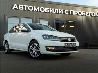 2018 Volkswagen Polo V Рестайлинг, белый, 1149000 рублей, вид 3