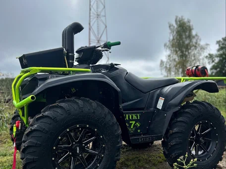 2020 Yamaha Grizzly 700, чёрный, 1100000 рублей, вид 2