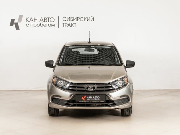 2019 Lada (ВАЗ) Granta I Рестайлинг, серый, 565700 рублей - вид 1