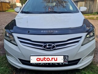 2015 Hyundai Solaris I Рестайлинг, белый, 850000 рублей, вид 1