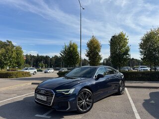 2019 Audi A6 40 TDI V (C8), синий, 3390000 рублей, вид 1