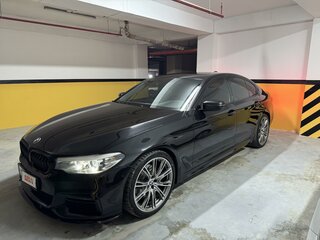 2018 BMW 5 серии 520d VII (G30/G31/G38), чёрный, 3800000 рублей, вид 1