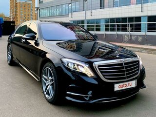 2015 Mercedes-Benz S-Класс 500 Long VI (W222, C217), чёрный, 4500000 рублей, вид 3