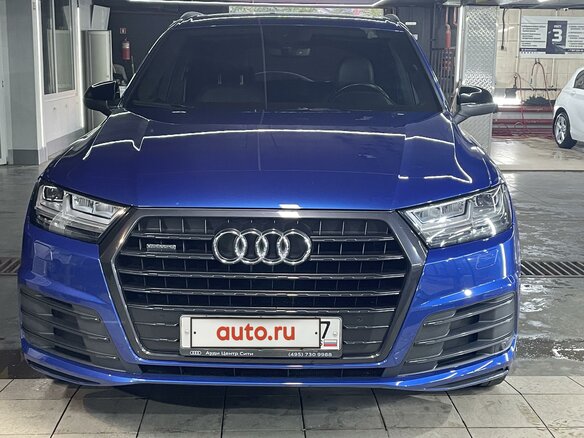 2016 Audi Q7 II (4M), синий - вид 2
