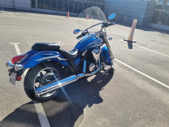 2009 Yamaha XVS950, синий, 650000 рублей - вид 4