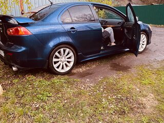 2007 Mitsubishi Lancer X, синий, 780000 рублей, вид 5