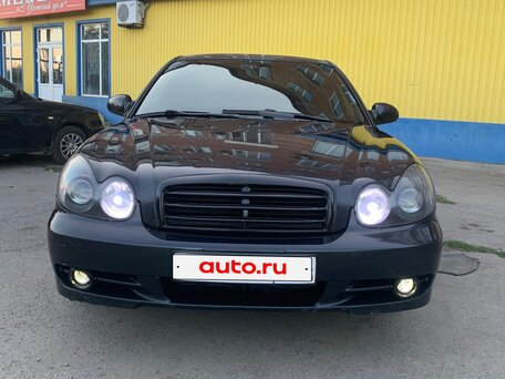 2008 Hyundai Sonata ТагАЗ IV (EF) Рестайлинг, чёрный, 540000 рублей, вид 2