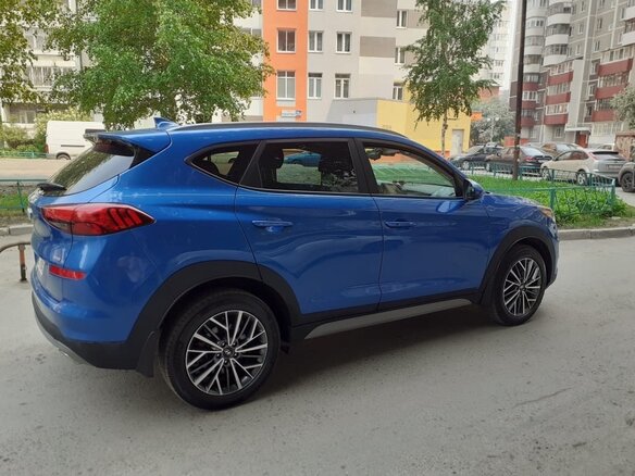 2020 Hyundai Tucson III Рестайлинг, синий, 2800000 рублей - вид 3