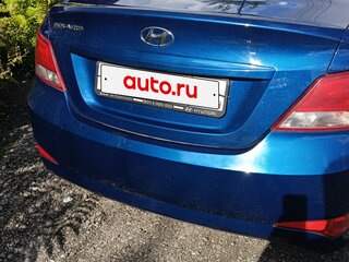 2016 Hyundai Solaris I Рестайлинг, синий, 750000 рублей, вид 4