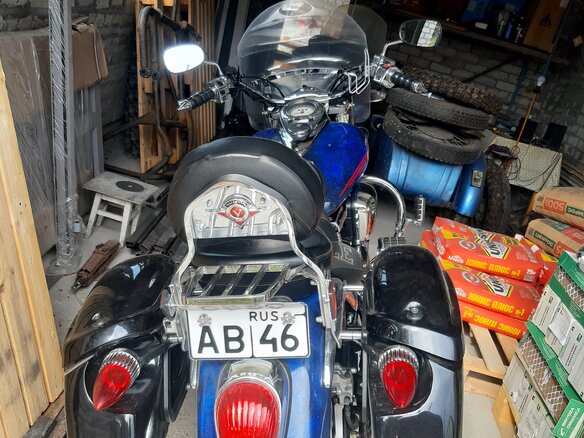 2004 Kawasaki VN2000 Vulcan, синий, 670000 рублей - вид 2