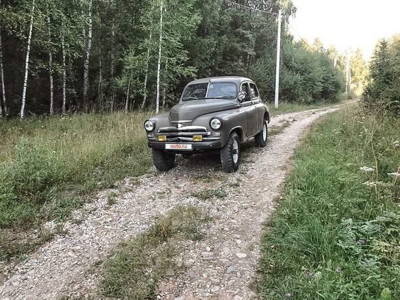 1956 ГАЗ М-72, зелёный - вид 3
