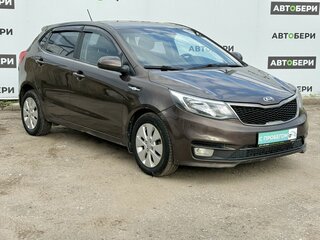 2016 Kia Rio III Рестайлинг, коричневый, 735300 рублей, вид 3