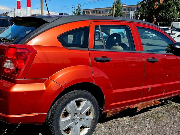 2007 Dodge Caliber I, оранжевый, 465000 рублей - вид 6