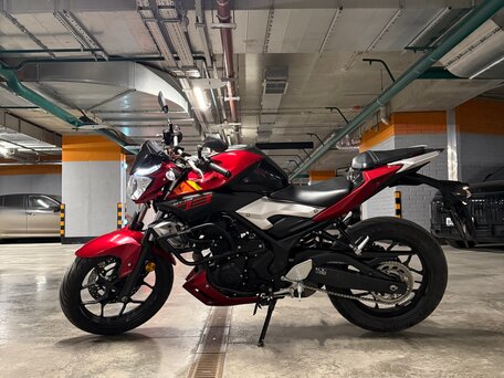 2016 Yamaha MT-03, красный, 525000 рублей, вид 1
