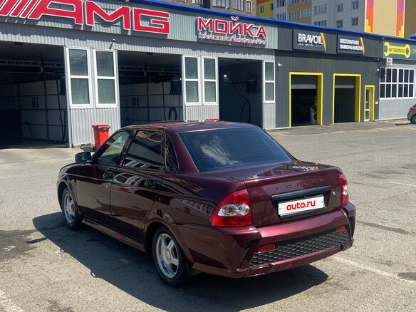 2009 Lada (ВАЗ) Priora I, пурпурный, 520000 рублей - вид 3