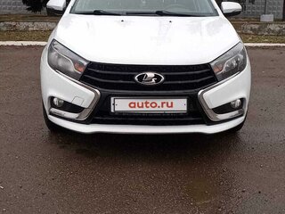 2019 Lada (ВАЗ) Vesta SW I, белый, 1050000 рублей, вид 2
