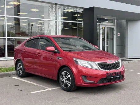 2013 Kia Rio III, красный, 630000 рублей, вид 1