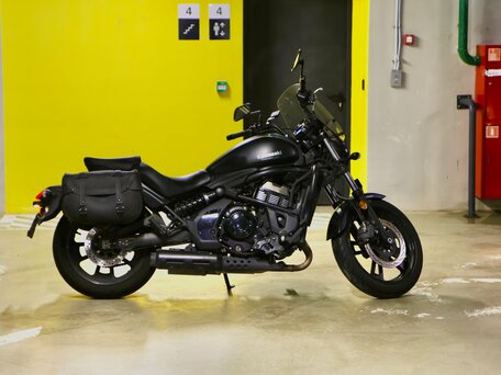 2021 Kawasaki EN650 Vulcan S, чёрный, 690000 рублей, вид 2