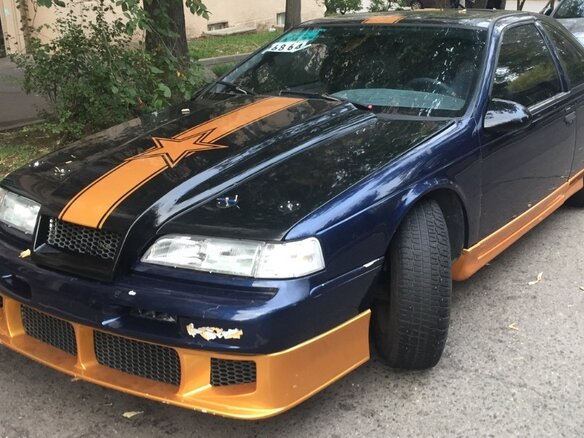 1992 Ford Thunderbird X (Super Birds), синий - вид 2