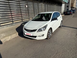 2016 Hyundai Solaris I Рестайлинг, белый, 650000 рублей, вид 2