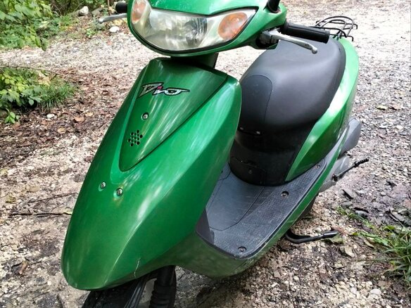 2012 Honda Dio, зелёный, 85000 рублей - вид 8