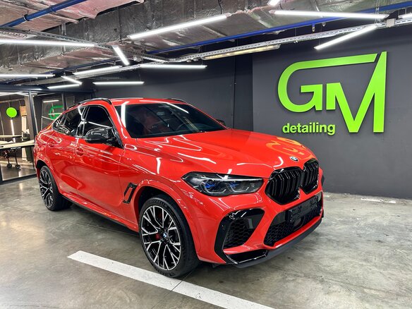 2021 BMW X6 M Competition III (F96), красный, 13000000 рублей - вид 11