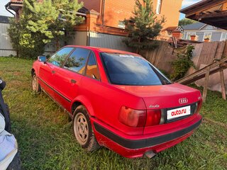 1991 Audi 80 V (B4), красный, 100000 рублей, вид 4