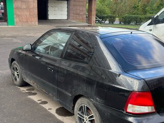 2001 Hyundai Accent II, чёрный, 225000 рублей, вид 4