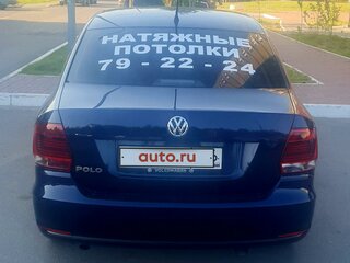 2016 Volkswagen Polo V Рестайлинг, синий, 1300000 рублей, вид 3