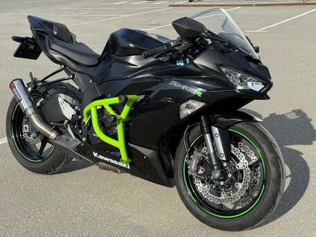 2019 Kawasaki ZX-6 Ninja, чёрный, 1100000 рублей, вид 1