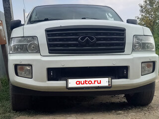 2008 Infiniti QX56 I Рестайлинг, белый, 1280000 рублей, вид 5