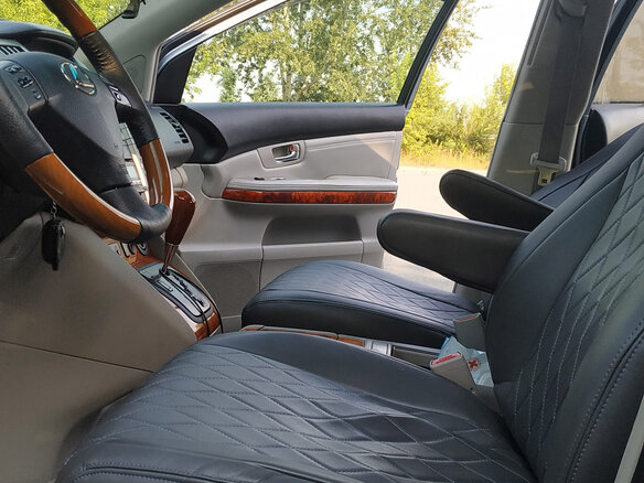 2005 Lexus RX 330 II, голубой, 3200000 рублей - вид 9