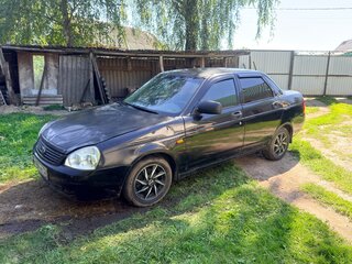 2010 Lada (ВАЗ) Priora I, чёрный, 140000 рублей, вид 1