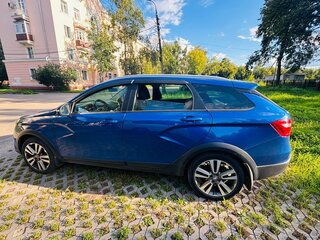 2021 Lada (ВАЗ) Vesta SW Cross I, синий, 1250000 рублей, вид 4