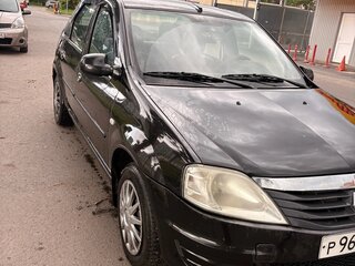 2010 Renault Logan I Рестайлинг, чёрный, 350000 рублей, вид 1
