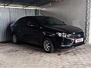 2020 Lada (ВАЗ) Vesta I, чёрный, 1300000 рублей, вид 1