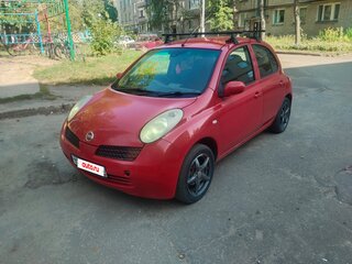 2002 Nissan March III (K12), красный, 298000 рублей, вид 1