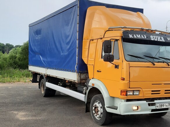 2007 КамАЗ 4308, жёлтый, 2000000 рублей - вид 5