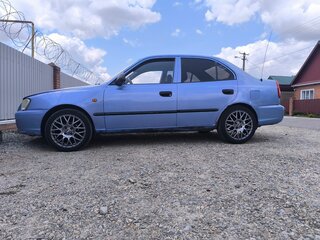2005 Hyundai Accent ТагАЗ II, голубой, 380000 рублей, вид 5